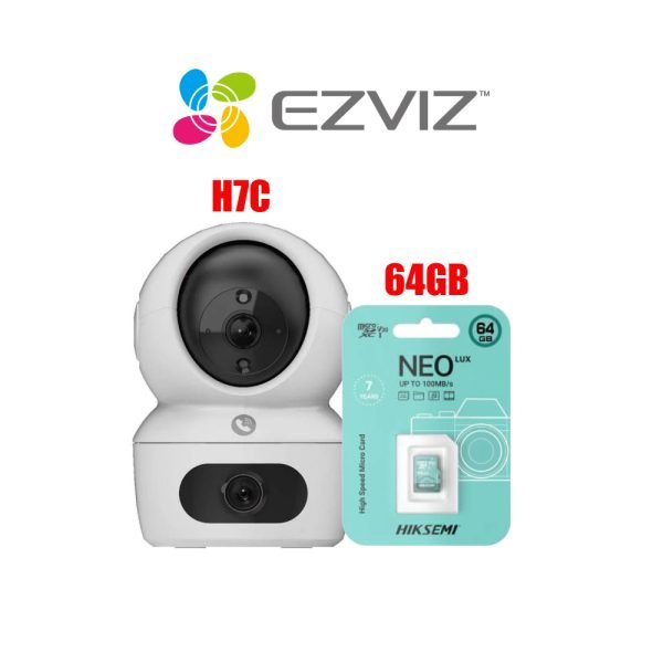 Cámara Ezviz H7C 4MP + 4MP Full HD + MicroSD 64GB - Rices Enterprise Cámara Ezviz H7C 4MP + 4MP Full HD + MicroSD 64GB - Rices Enterprise